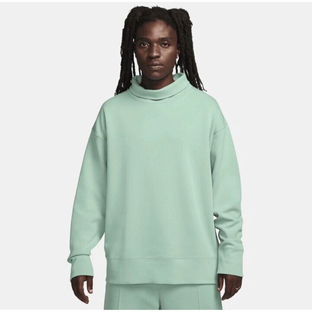 Nike Sportswear Tech Mens Large Turtleneck Sweatshirt Shirt Long Sleeve FB8169